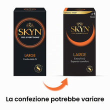 Carica l'immagine nel visualizzatore di Gallery, Skyn Large Preservativi Senza Lattice in Poliisoprene - Taglia Large - 40 Profilattici