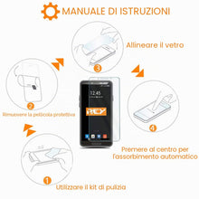 Carica l'immagine nel visualizzatore di Gallery, REY Pack 2X Pellicola salvaschermo per Motorola Moto G24 4G - Moto G04 4G - Moto G04s 4G - Moto E14 4G, Vetro temperato,