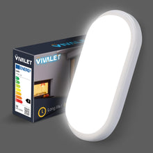 Carica l'immagine nel visualizzatore di Gallery, VivaLet Plafoniera LED Soffitto Interni 12W 1200LM, Applique da Esterno per Bianco Neutro 4000K, Luci Lampada Impermeabi
