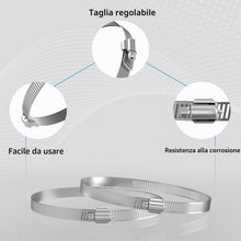 Carica l'immagine nel visualizzatore di Gallery, Aygrochy Tubo di scarico in PVC da 150 mm, tubo di ventilazione da 3 m, con 2 fascette stringitubo in acciaio inox, per 