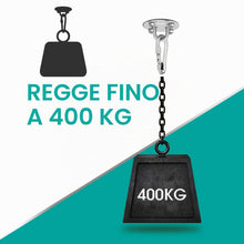 Carica l'immagine nel visualizzatore di Gallery, Gancio da soffitto, Staffa da soffitto Inossidabile Fino a 400 kg