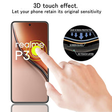 Carica l'immagine nel visualizzatore di Gallery, 3 Pezzi Vetro Temperato Dello Schermo Protector per realme P3 5G/realme P3 lite 6,67" Durezza 9H Anti Graffio HD Pellico