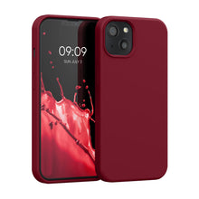 Carica l'immagine nel visualizzatore di Gallery, kwmobile Cover per iPhone 13 Custodia - Back Case per Smartphone in Silicone TPU - Protezione Gommata - rosso rabarbaro