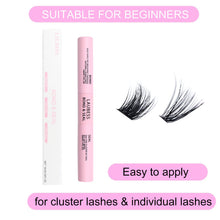 Carica l'immagine nel visualizzatore di Gallery, LAUBESS Colla Ciglia Finte Waterproof Bond and Seal Lashes Glue Ciuffetti Ciglia Finte Colla Extension Ciglia Fai Da Te 