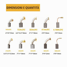Carica l'immagine nel visualizzatore di Gallery, RUNCCI-YUN 30Pezzi Spazzole di Carbone Per Utensili,Carbonio, Riparazione Parte Sostituzione Per Generico Motore Elettri
