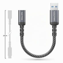 Carica l'immagine nel visualizzatore di Gallery, deleyCON Adattatore USB-C a USB 10 Gbps - Presa C a Spina A - Cavo per iPhone Serie 17/16/15, iPad, Galaxy Serie S25/S24