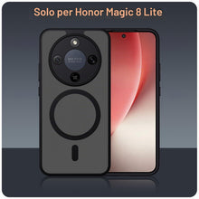 Carica l'immagine nel visualizzatore di Gallery, Pnakqil Magnetica Cover per Honor Magic 8 Lite Compatibile con MagSafe con 2 Vetro Temperato,Custodia Traslucida Opaca P