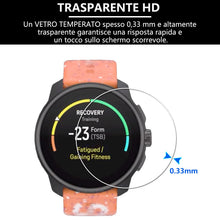 Carica l'immagine nel visualizzatore di Gallery, LUSEE 3 Pezzi Vetro Temperato per Suunto Race S Pellicola Protettiva [Anti graffio] [durezza 9H] [Chiaro HD] Vetrino Pro