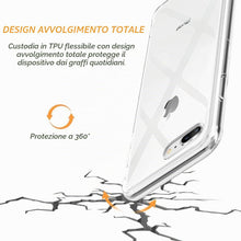 Carica l'immagine nel visualizzatore di Gallery, Captor Cover Trasparente per iPhone 7 Plus/iPhone 8 Plus, Custodia TPU in Silicone Flessibile Morbida e Sottile, Protezi