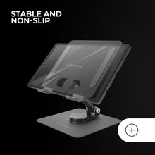Carica l'immagine nel visualizzatore di Gallery, Mars Gaming MA-RST, Supporto per Tablet e Convertibile 2in1 fino a 13", Girevole a 360° + Regolabile in Altezza e Angolo