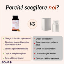 Carica l'immagine nel visualizzatore di Gallery, Berberina, Cromo e Cannella di ceylon per Glicemia - Sugar Balance - SOVA