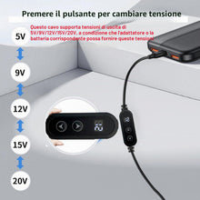 Carica l'immagine nel visualizzatore di Gallery, Gebildet Cavo di Alimentazione USB C a DC 5.5mm x 2.5mm/ 5.5mm x 2.1mm, Caricabatterie Rapido Universale PD, Cavo Adatta