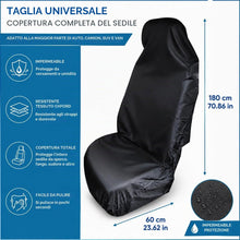 Carica l'immagine nel visualizzatore di Gallery, 1 Pezzi Copri Sedile Auto, Coprisedili auto, Universal Car Seat Covers, Waterproof Front Car Seat Cover, Stretch Seat Co