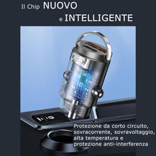 Carica l'immagine nel visualizzatore di Gallery, Davilis® Caricabatterie da Auto presa Accendisigari a Ricarica Rapida PD C 30W USB A QC 3.0 60W totali per Cellulare Sma