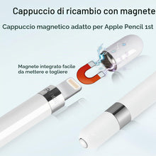Carica l'immagine nel visualizzatore di Gallery, Tappo Magnetico per Apple Pencil, Compatibile con Apple Pencil di Prima Generazione