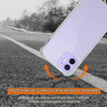 Carica l'immagine nel visualizzatore di Gallery, Cover Trasparente per iPhone 12 / iPhone 12 Pro, Custodia Resistente in TPU, Anti Urto con Angoli Rinforzati, Protezione