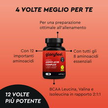 Carica l'immagine nel visualizzatore di Gallery, Aminoacidi Essenziali - Complesso ad Alto Dosaggio - 270 Compresse, 12 Aminoacidi (6.470 mg) - EAA Amino 8 + L Arginina,