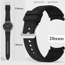 Carica l'immagine nel visualizzatore di Gallery, Cinturino per Samsung Galaxy Watch 4 40mm/44mm,20mm Bracciale Cinturino di Ricambio in Silicone per Samsung Galaxy Watch