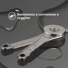 Carica l'immagine nel visualizzatore di Gallery, 2 Pz Supporto Cerniera per Ante a Ribalta, Cerniere Pieghevoli per Porte Coperchio, Cerniere a Ribalta a 75/90/110 Gradi