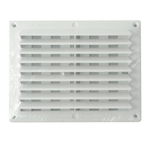 Carica l'immagine nel visualizzatore di Gallery, La Ventilazione BDR1714B Griglia di Ventilazione in Plastica Rettangolare da Sovrapporre, Bianco, 175x146 mm