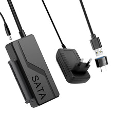 Carica l'immagine nel visualizzatore di Gallery, 6Gbps Adattatore USB 3.0 a SATA, Convertitore e Esterno USB 3.0 a SATA per Dischi Rigidi HDD/SSD da 2,5“/3,5” e Lettori 