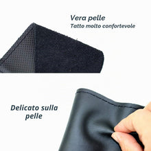 Carica l'immagine nel visualizzatore di Gallery, ZATOOTO Coprivolante Auto In Pelle da Cucire, Antiscivolo, 37-38cm, Nero