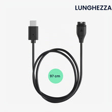 Carica l'immagine nel visualizzatore di Gallery, kwmobile Cavo Caricabatterie Compatibile con Garmin Instinct 2 Solar/Instinct 2 Cavo - Carica Batterie USB Smartwatch - 