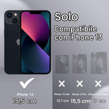 Carica l'immagine nel visualizzatore di Gallery, JETech Cover in Silicone per iPhone 13, Nero