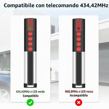 Carica l'immagine nel visualizzatore di Gallery, 2 PCS Telecomando Cancello Sostituzione per somm-tx03-434-4-xp, 434,42MHz, 4 Canali, Telecomando per 4013 TX02-434-4-XP,