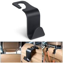 Carica l'immagine nel visualizzatore di Gallery, URAQT 6 Pezzi Ganci Poggiatesta Auto, Ganci Auto Sedile, Gancis Organizzatore Conservazione per Sedile Posteriore Univer