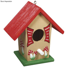 Carica l'immagine nel visualizzatore di Gallery, Rayher Casetta Legno Uccellini, Assortito, Adatto solo per scopi decorativi, 12 x 7,5 x13 cm, 62290000
