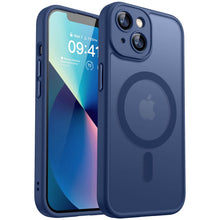 Carica l'immagine nel visualizzatore di Gallery, CANSHN Cover Magnetica per iPhone 13(6,1 Pollici), Compatibile con MagSafe, [Protezione Completa Della Fotocamera], Cust