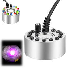 Carica l'immagine nel visualizzatore di Gallery, MXTIMWAN Nebulizzatore ad Ultrasuoni con 12 LED Luci Colorate, Mini Macchina del Fumo Fogger, Umidificatore d'Aria - Per