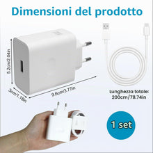 Carica l'immagine nel visualizzatore di Gallery, 80W Caricabatterie USB-C per Oppo, caricabatterie con cavo USB-A a C per Oppo Find X7/X6/X5/X3/Reno 11/10/8/7/6 per OneP