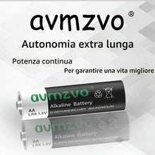 Carica l'immagine nel visualizzatore di Gallery, AA batterie 40 pezzi, Batteria Lr6 1,5 V, a lunga durata, alcalina, potente, può essere utilizzata per giocattoli, svegl