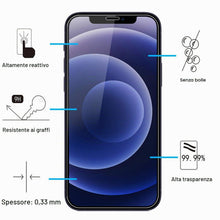 Carica l'immagine nel visualizzatore di Gallery, NEW'C Pellicola Vetro per iPhone 12 Mini, in Vetro Temperato Antigraffio