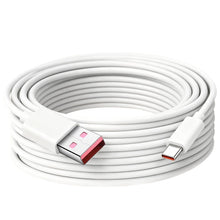Carica l'immagine nel visualizzatore di Gallery, Cavo USB A a tipo C, 10 m, per telecamera di sorveglianza, bianco