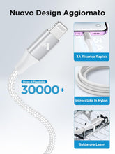 Carica l'immagine nel visualizzatore di Gallery, Aioneus Cavo USB C a Lightning 1.8M, Cavo iPhone USB C Certificato MFi Lungo Ricarica Rapida Caricabatterie Filo Type C 