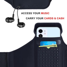 Carica l'immagine nel visualizzatore di Gallery, Fascia da Braccio porta telefono per corsa con Borsa Auricolare, Fascia Sportiva Running Porta Cellulare Fascia Braccio 