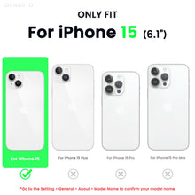 Carica l'immagine nel visualizzatore di Gallery, ORNARTO Cover per iPhone 15 Silicone,Antiurto,Rosa Creta