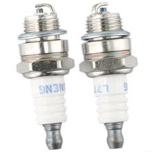 Carica l'immagine nel visualizzatore di Gallery, Candele di accensione per tosaerba, 2 pezzi candele di accensione per motori CJ8 Taschenlampe L6RTC L7RTC L8RTC L8RTF, p