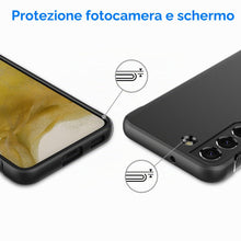 Carica l'immagine nel visualizzatore di Gallery, JETech Cover Slim per Samsung Galaxy S22, Nero