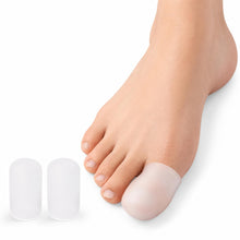Carica l'immagine nel visualizzatore di Gallery, Welnove Proteggi Dita Piedi – Copripunta in silicone (Large,Clear)