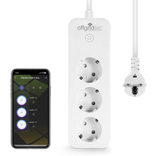Carica l'immagine nel visualizzatore di Gallery, Offgridtec Multipresa Smart WiFi con 3 prese, controllo tramite Smart Life/Tuya, monitoraggio energetico in tempo reale,