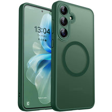 Carica l'immagine nel visualizzatore di Gallery, CANSHN Magnetica Cover per Samsung Galaxy S24 Plus (6.7 Pollici), [Protezione Completa Della Fotocamera] Custodia Traslu