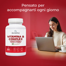 Carica l'immagine nel visualizzatore di Gallery, Bandini® Vitamina B-Complex DR CAPS ad Alto Dosaggio, 60 Capsule (2 Mesi)