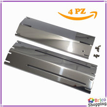 Carica l'immagine nel visualizzatore di Gallery, BricoShopping® Diffusore Di Calore Per Barbecue a Gas Ricambio UNIVERSALE REGOLABILE INOX Griglia Spargifiamme Copribruc