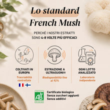 Carica l'immagine nel visualizzatore di Gallery, French Mush BOOST Caffè Bio ai 5 Funghi - 20 Dosi