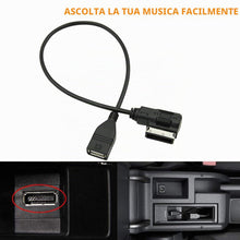 Carica l'immagine nel visualizzatore di Gallery, adattatore cavo audio USB per Audi AMI MMI 2G 3G 3G+
