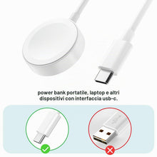 Carica l'immagine nel visualizzatore di Gallery, Caricatore per Apple Watch, Cavo di Ricarica Magnetico USB C per iWatch, 1m